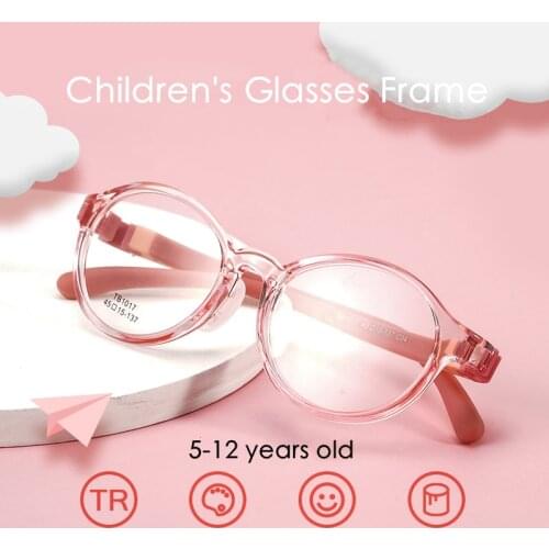 Boys And Girls Super Light And Comfortable Two-color Silicone Eyeglasses Frame Optical Prescription Spectacle Frame 10-TB1017