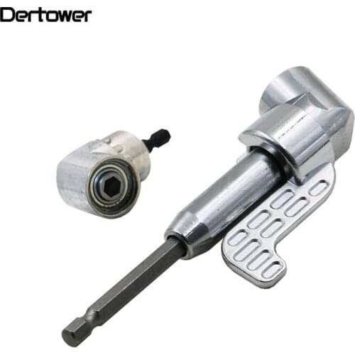 105 Degree Angle Extension Screw Driver Socket Holder Adapter Adjustable Bits Nozzles for Screwdriver Bit Right Angle Head DT6
