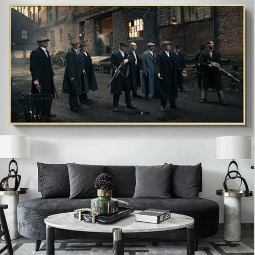 Peaky Blinders Cillian Murphy TV Show Posters Prints Movie Canvas Painting Wall Art Picture for Living Room Cuadros Home Decor