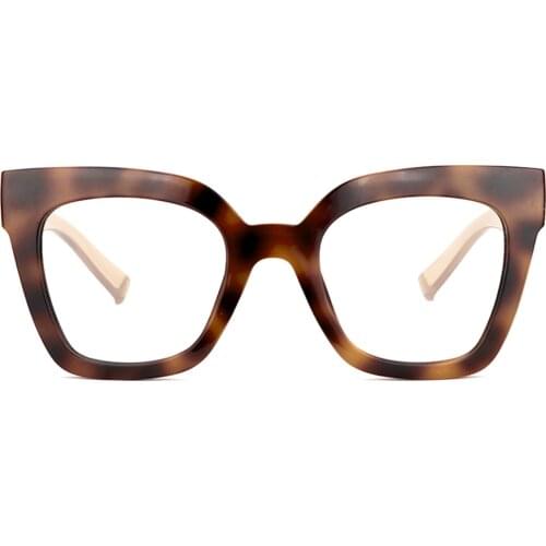 Zeelool Unisex TR90 Trendy Rectangle Glasses Frame with Clear Lens Malcolm VFT0269