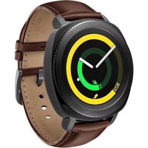 Genuine Leather Strap for Amazfit GTR Bip Samsung Gear S2/S3 Galaxy Watch3 Active2 42/46mm 20mm 22mm Huawei Watch 2 GT Watchband
