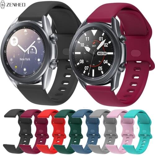 Silicone Strap For Samsung Galaxy Watch3 41mm 45mm Replacement Watchband for Samsung Galaxy Watch 3/Galaxy Watch 42mm 46mm