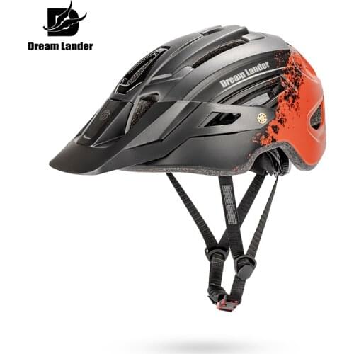 Dream Lander Bike Helmet The Dirt Pilot Adjustable MTB Cycling Helmet Men Woman Mountain Bicycle Riding Safety Helmet