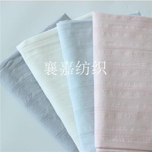 Pure Cotton Jacquard Fabric Idyllic Fresh Womens Shirt Skirt Fabric Childrens Clothing Fabric