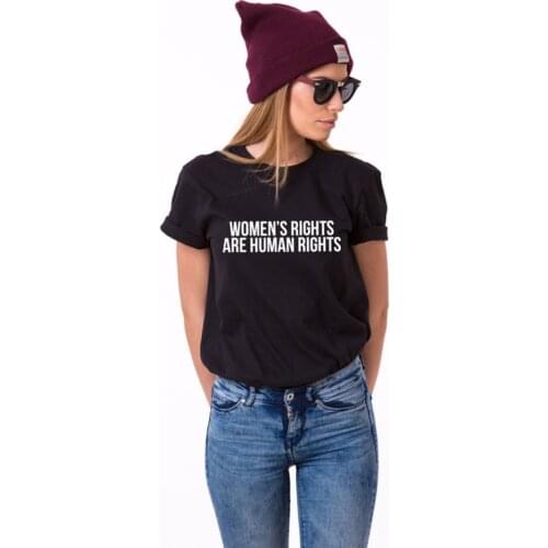 Women Feminist Tees Girls Tops High Quality Cotton Shirt New Arrival Womens T Shirt