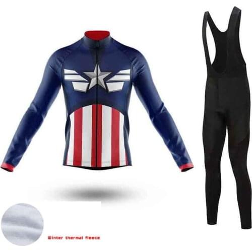 SPTGRVO Lairschdan blue winter cycling equipment man 2020 cycle jersey long set women mountain bike outfit mtb suits bicycle kit