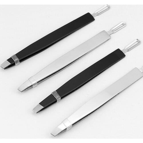 1PC Nose Hair Removal Eyebrow Tweezer Women Girl Makeup Make Up Tool Useful Pro Stainless Steel Slant Tip Face