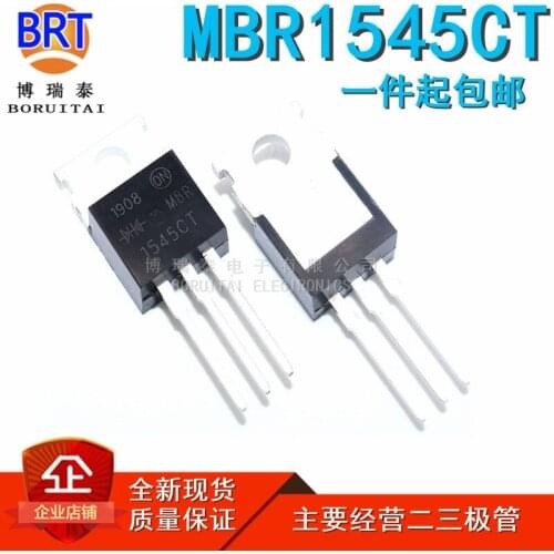 10pcs/lot MBR1545CT array diode rectifier 1545 MBR1545 TO-220AB new original