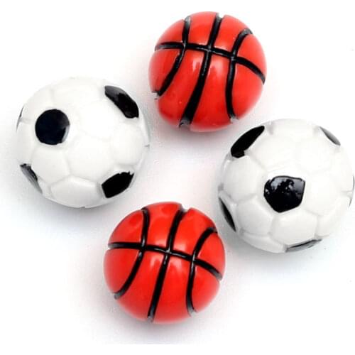 10Pcs Mini 15/17mm Resin Ball Decoration Crafts Flatback Cabochon Figurines & Miniatures For Home Decoration Accessories Modern