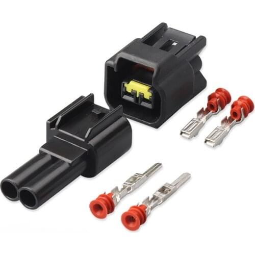 100 Sets Furukawa 2 Pin way Ignition Coil Wire Harness Male or Female Waterproof Auto Connector for s-max, 2.3 gasoline