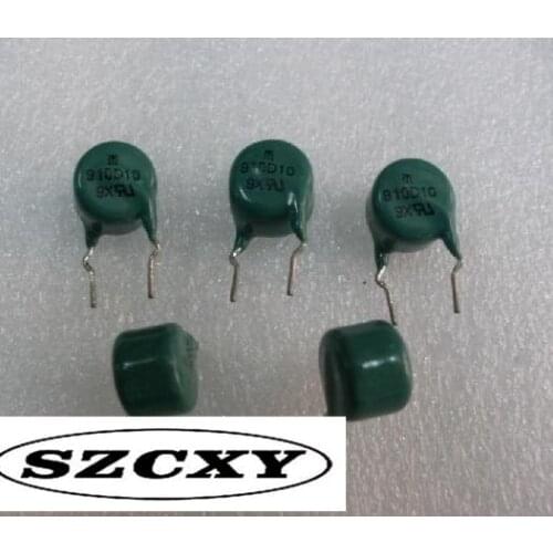 100% New and original 910D10 910D10 (10K911 10D911)varistor Diameter: 10 mm Withstand voltage: 910v