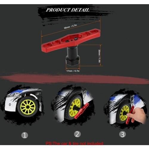 17mm Wheels Hex Nuts Sleeve Wrench Tool for 1/10 HSP HPI RC Car Repair Tools