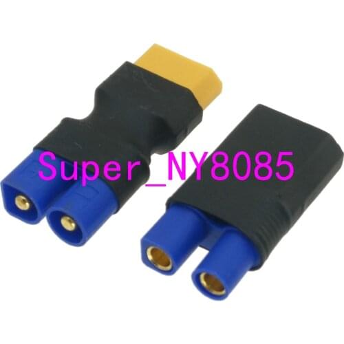 2pcs/set XT60 XT-60 to EC3 Male & Female No wire adapter connector For RC Battery Charger