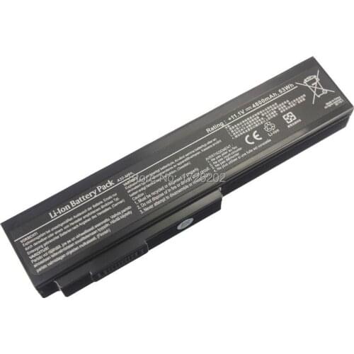 4800mAh Laptop Battery for Asus B43 B43F N53 N53Jn N53Jq N61 N61J N61JA N61JQ N61JV A32-N61