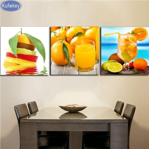 5D diy diamond painting Kitchen decor,full diamond embroidery oranges,Fruit,3d,diamond mosaic needlework home decoration gifts