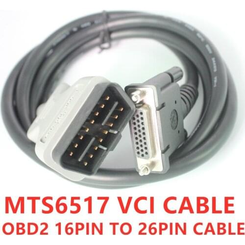Car diagnostic tool cable for MTS6517 scanner tool MTS6517 VCI OBD2 16PIN TO 26PIN Cable three needles