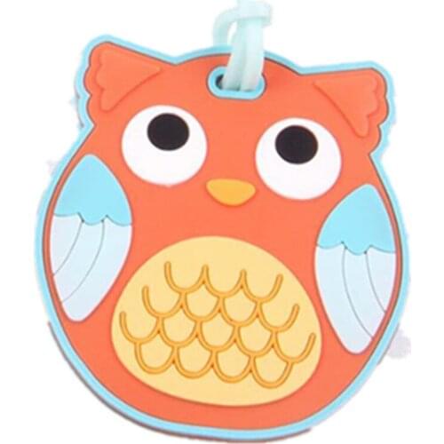 Free Shipping Hot Selling Newest Christening & Baptism Guests Present Owl Luggage Tag for Bag Wedding Favor Gift 10Pcs/Lot