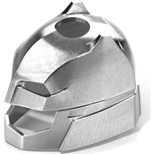 Helmet Bead for Pendant Necklace Bracelet DIY Hair Beard Beads Antique Silver Plated Size 23x20x16mm Hole 6mm