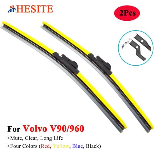 HESITE Colorful Windshield Wiper Blades For Accessories Volvo V90 Cross Country CC Vehicle Hybrid Red Blue Yellow Black Wipers
