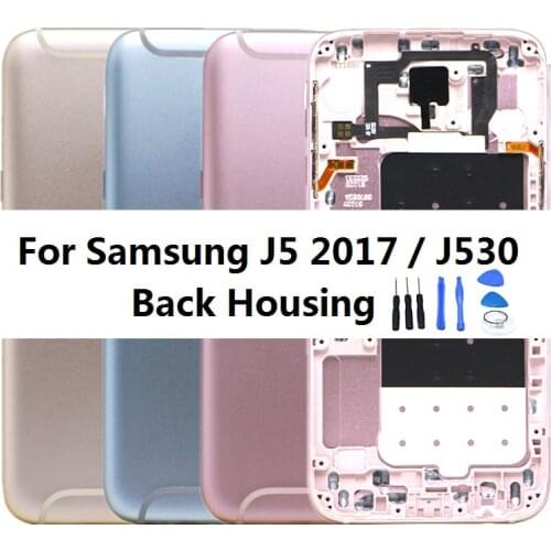 For Samsung Galaxy J5 2017 J530 Back Housing Battery Back Cover Door Battery Replacement Parts for SAMSUNG J530 housing