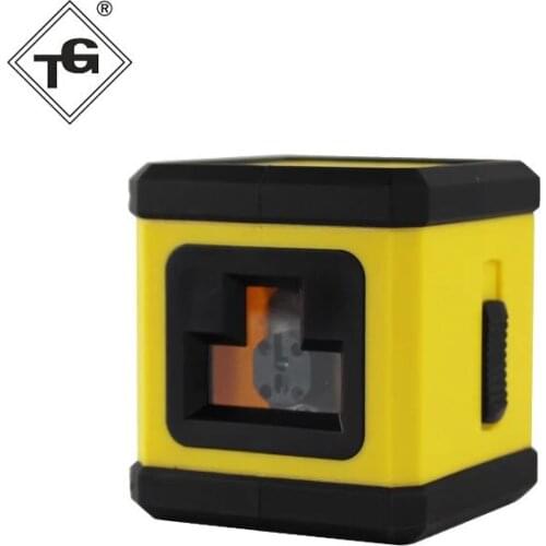 TG102 Laser Level Self-Leveling Horizontal and Vertical Cross Line Red or Green Beam Portable Mini Level Meter Two Line