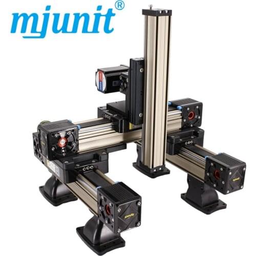 Mjunit MJ60+MJ45 xyz Linear Slide Actuator Timing Belt Drive Type linear rail with 1000x800x400mm stroke length