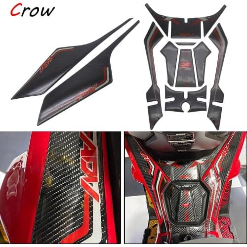 Motorcycle 3D Sticker For Honda ADV 150 adv150 2019 2020 Gel Fuel Tank Pad Decals Engine Protection Prevent Scratc Decor Sticker