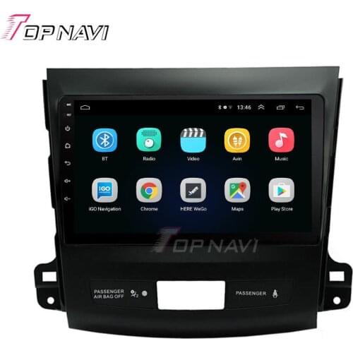 Octa Core 6G+128G For Mitsubishi Outlander 2007-2013 Android 10 Car Multimedia Player Radio Stereo GPS Navigation Tape Recorder