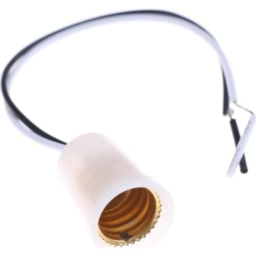 1pcs Lamp Socket with Wire LED Light Bulb Lamp Holder Converter Adapter Plastic BS Material E12 Lamp Base Holder