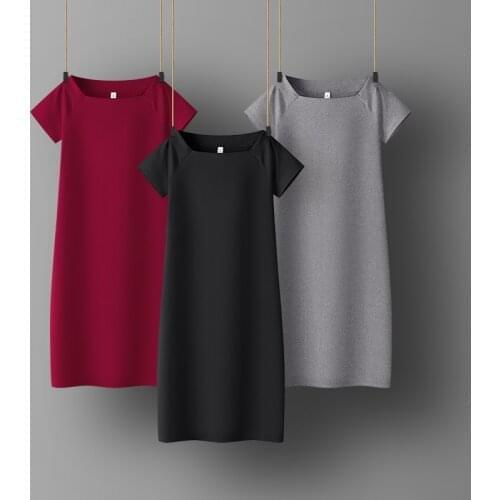 Spring summer Woman Cotton Soft Short Sleeve Dress Casual Satin Sexy Camisole Elastic Female Home Beach Dresses