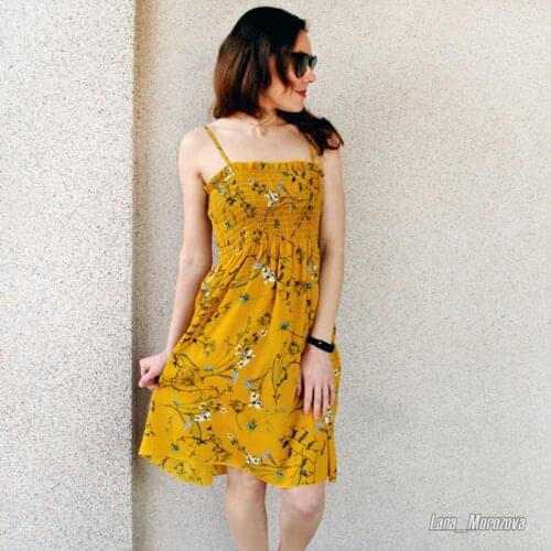 Women chiffon sling dress 2020 summer female print floral vintage elastic sleeveless boho beach holiday vest mini sundress