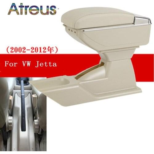 For VW Golf Bora Jetta MK4 MK5 Passat Beetle Skoda Octavia armrest box USB Charging interface heighten central Store content box