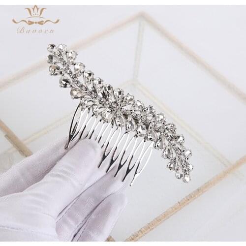 Stunning Crystal Wedding Hair Combs Bridal Hair Barrettes Wedding Hair Accessory Evening Headpiece