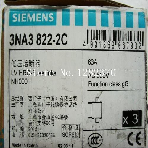 [SA] new original spot - low-voltage fuses 3NA3 822-2C--10PCS/LOT