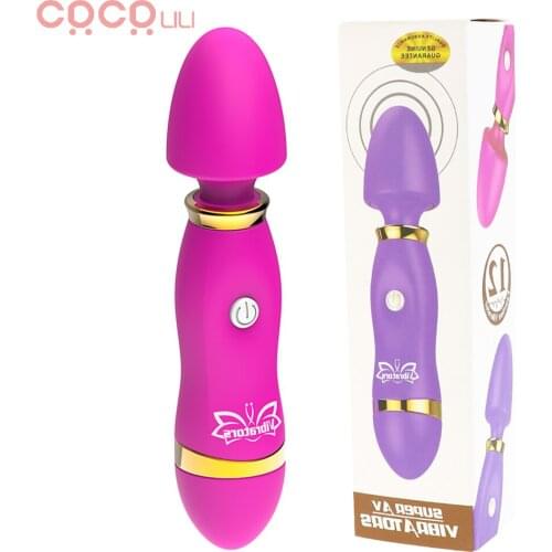 Sex Toys for Woman AV Dildo Vibrator Erotic G Spot Magic Wand Oral Clit Vibrators Massager Lesbian Masturbator Adult Sex Product