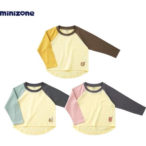 MINIZONE long sleeve T-shirt for boys and girls cotton stylish