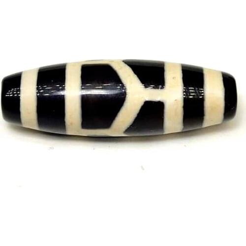 Tibetan Longevity Tortoiseshell Totem Pattern DZI Beads 10mm*30mm agate beads men&women jewelry DIY Free Shipping