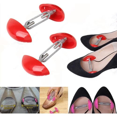 1 Pair Adjustable Width Extender Stretcher Portable Universal Unisex Travel Outdoor Foot Care Leather Shoes High Heels Flat