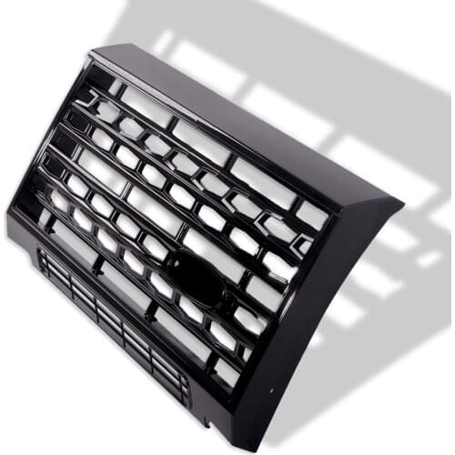 High Quaity LR069115 Front Silver Black ABS Grille For Land Rover Defender Vehicle Grille Car Exterior Accessories Parts