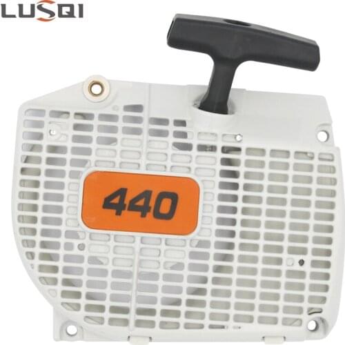 Chainsaw spare parts Recoil Starter fits for Sthl 044 MS440 046 MS460 Replace 1128 080 2104 Gas Chainsaw Spare Parts