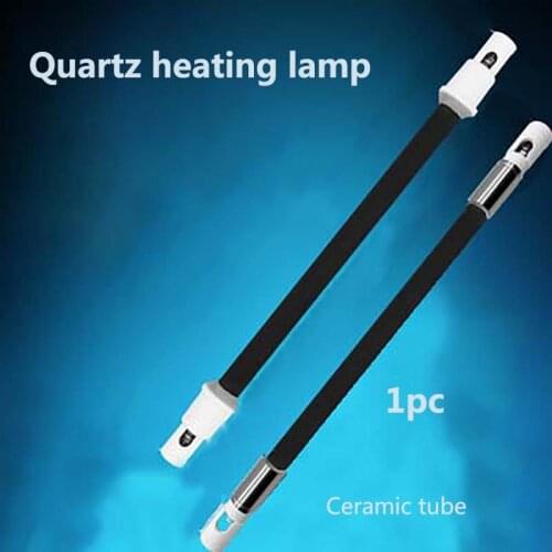 1pc quartz tube for oven heating bathroom photo machine industry infrared quartz heater heating element300/400/500/600mm