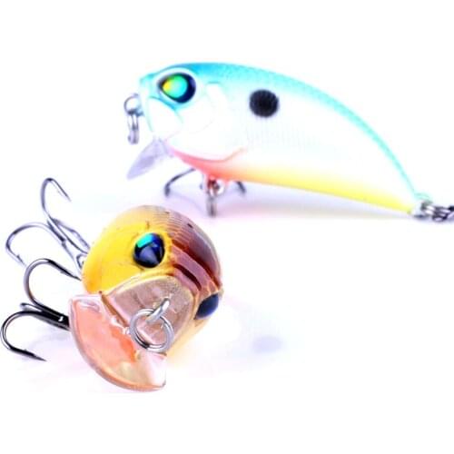 6pcs New Small Crankbait Lure 4.8cm 8g Isca Artificial Floating Fishing Lures Crap Swimbait Pesca Peche Leurres Fishing Wobblers