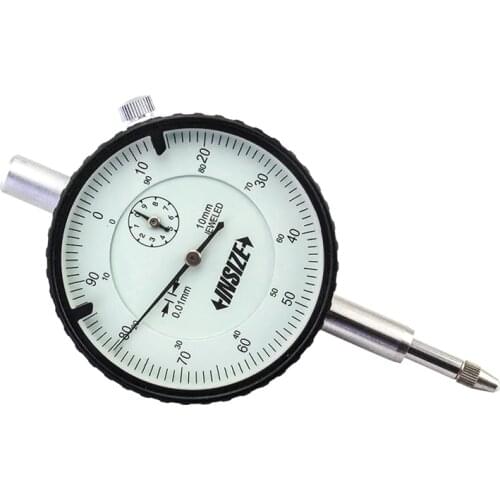 INSIZE standard type dial indicators graduation 0.01mm range 0-3mm 5mm 10mm
