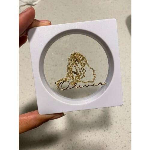 Custom Women Name Necklace Pendant Personalized Jewelry Men Handmade Nameplate Pendant Necklaces Women Best Friend