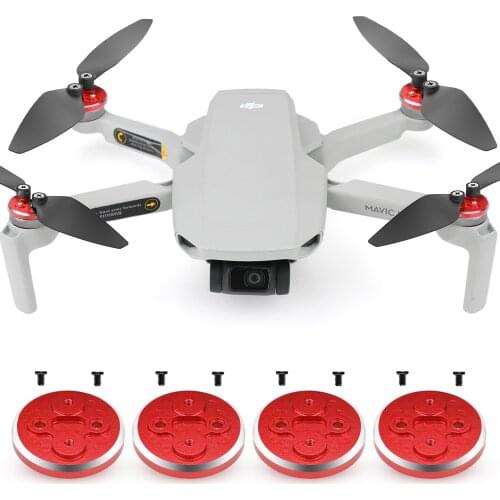 4pcs Red Aluminum Motor Cap Engine Dust Protection Cover for DJI Mavic Mini Drone Accessories