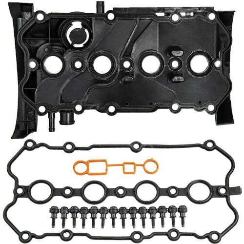 AP01 Valve Cover with Gasket Bolts For Audi A4 4Cyl 2.0L L4 Quattro Cabriolet Avant 06D103469N 06D103469M 05-09