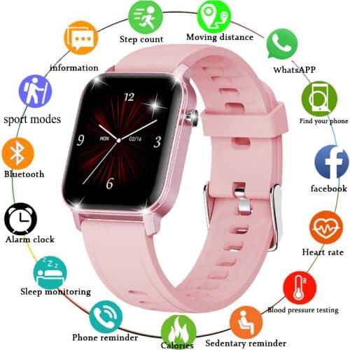 LIGE Woman Smart Watch Women Fitness Watch Smart Watch Men Waterproof Music Weather Display for Android ios Reloj Inteligente