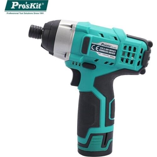ProsKit PT-1207G 12V Lithium Electric Drill Screwdriver Multifucntion Power Tool Kit For Household Impact Cordless Driver
