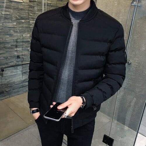 MRMT 2020 Brand Winter Mens Jackets Youth Thickened Short Slim Down Cotton Overcoat for Male Jacket Clothing