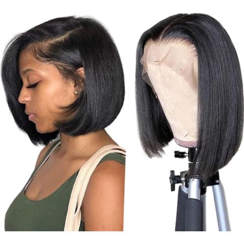 Pixie Wig Human Hair 4x4 Lace Closure Wig Straight 13x1 Lace Human Hair Wigs Bob Lace Front Wigs Short Pixie Cut Human Hair Wig